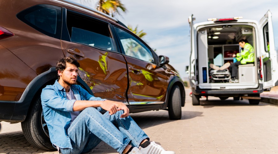Can I claim damages for emotional distress after a car accident in Greensboro, North Carolina?