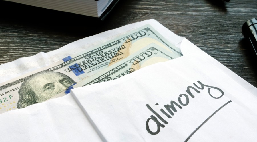 How is alimony determined in a divorce case in Greensboro, North Carolina?