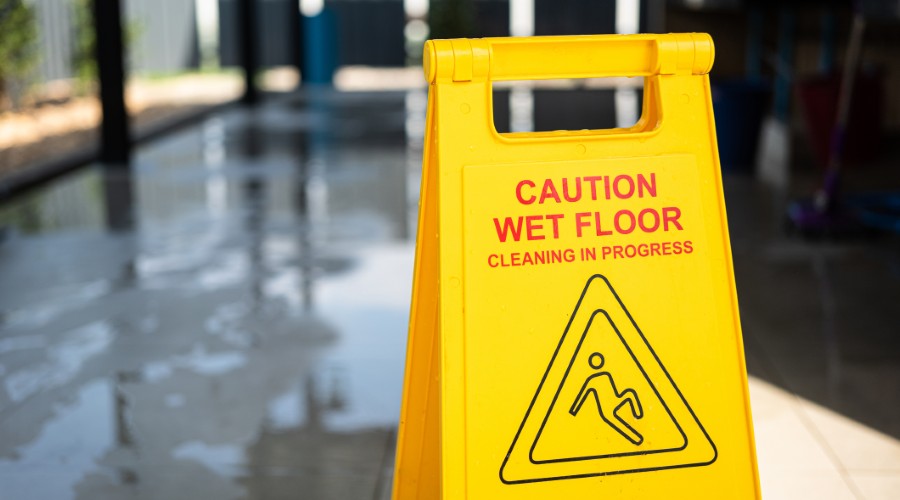 What is a slip-and-fall accident?