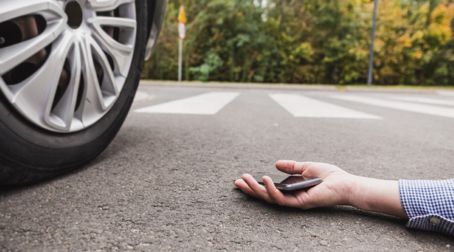 What steps should I take immediately after being involved in a pedestrian accident?